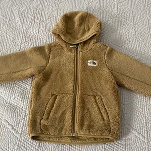 North Face Toddler Plush Hoodie - Brown